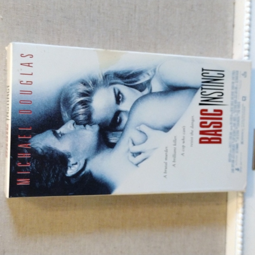 Basic Instinct VHS movie.